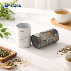 Custom Design Food Grade Kraft Cardboard Tube Package Gift Box Eco-friendly UV Coated Coffee Tea Paper Cylinder Tube Packaging - Product Image 3