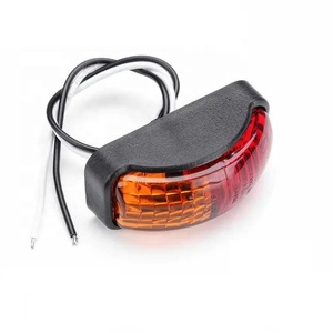 2 Led hổ phách + màu đỏ hai màu bên đánh dấu đuôi đèn báo rẽ đèn chống nước - Product Image 4