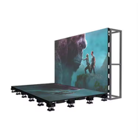 Écran interactif LED couleur pleine HD pour intérieur, résolution 4K, haute luminosité, utilisable en extérieur, idéal pour les affichages commerciaux