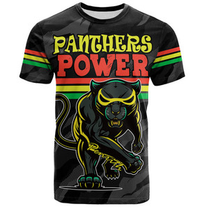 POD <span class=keywords><strong>Penrith</strong></span> Panthers Camisas para hombre Fábrica personalizada <span class=keywords><strong>Penrith</strong></span> Panthers Ball Camiseta de estilo deportivo indígena de inspiración aborigen - Product Image 6