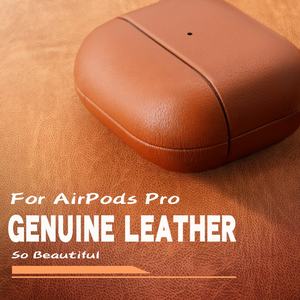 Funda protectora para <span class=keywords><strong>airpods</strong></span> 3, primera capa, <span class=keywords><strong>de</strong></span> cuero vacuno, a prueba <span class=keywords><strong>de</strong></span> golpes, Original, venta al por mayor - Product Image 3