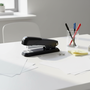 Personalized Metallic Standard Desk Manual Stapler 24/6 Staple Size 20 Sheets Capacity Office Binding Supplies <strong>EMDA</strong> Model 305010 - Product Image 1