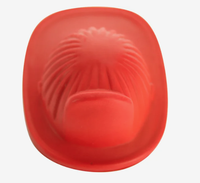 Ballon anti-stress en forme de casque de pompier avec logo personnalisé, jouet à presser promotionnel pour les événements d'entreprise, éducation à la sécurité incendie, cadeau anti-anxiété