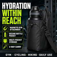 Sac de sport magnétique portable multi-styles, résistant, avec logo personnalisé, étanche, tendance, prix usine, sac à bandoulière pour bouteille d'eau