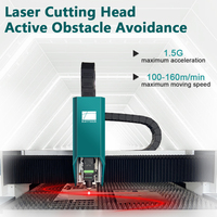 Nouvelle machine de découpe laser à fibre CNC pour métal, 1500W, 3000W, 6000W, à table unique, modèle 3015, prix réduit