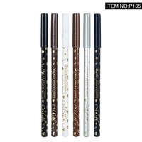 Menow P165 OEM \ ODM Marque privée Maquillage durable Imperméable à l'eau Anti-taches Allongé Silkworm Eyeliner Cosmetics Factory Personnalisé