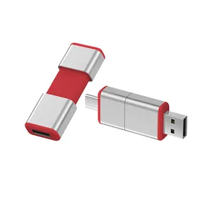 OTG u盘金属新款新款定制标志免费样品8gb 16gb 32gb 64GB记忆棒笔式驱动器128GB拇指u盘