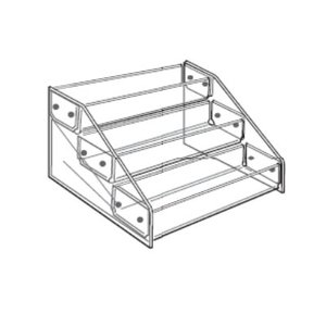Plateau de présentation en acrylique transparent, support clair pour la photographie, les ornements et les arrière-plans - Product Image 1