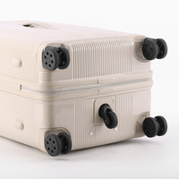 Ensemble de bagages à roulettes en polycarbonate de luxe personnalisé de 20/24/26/28/30 pouces, grande capacité, durable, 5 pièces, roues silencieuses, pour les vacances en famille