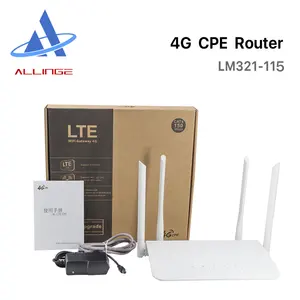 ALLINGE MDZ2606 Wifi 4g Lte CPE 300 Mbit/s LM321-115 Wireless Router mit 4 LAN-Ports