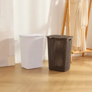 2024 Supply Plastic Large Clothes Basket Laundry Hamper For Laundry