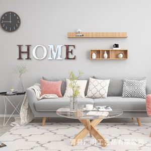 Wooden <b>Wall</b> Signs Home <b>Letter</b> Decor For Living Room Bedroom <b>Wall</b> Art Hanging - Product Image 2