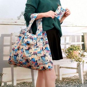 Sac de courses réutilisable écologique en polyester Ripstop 190T, grand sac fourre-tout pliable pour les courses - Product Image 3