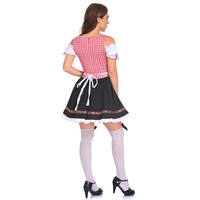 Costumes d'Oktoberfest allemands européens et américains S-XXL, costumes de cosplay de serveuse de restaurant, bière, performance, uniformes