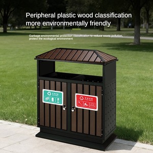 Tùy chỉnh kích thước lớn vệ sinh môi trường trái cây Vỏ thùng ngoài trời Thùng rác và phân loại thùng rác - Product Image 3
