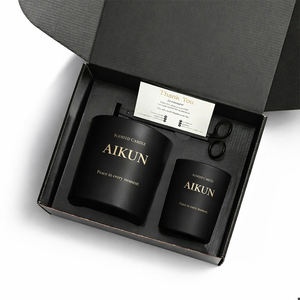 Juego de Velas Aromáticas AIKUN en Frascos de Vidrio con Aceite Esencial para Relajación y Meditación - Product Image 1
