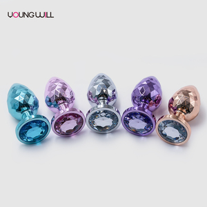 Geometrik Elmas Tasarımlı Metal Anal Plug Yetişkinler İçin Unisex Seks Oyuncakları Düz Yüzeyli Paslanmaz Çelik Anal Plug - Product Image 6