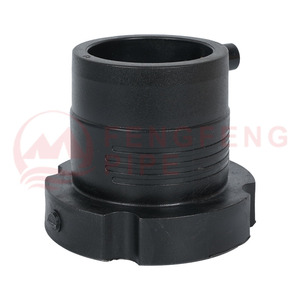 SDR7.4 PN25 HDPE Electrofusion <span class=keywords><strong>Flange</strong></span> FL63mm Pipa Tekanan Tinggi <span class=keywords><strong>PE100</strong></span> Ujung Pipa Halus Bahan Plumbing untuk Pengelasan Pipa - Product Image 3