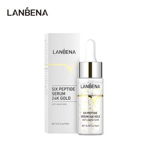 <span class=keywords><strong>LANBENA</strong></span> − sérum anti-âge et rides, soins pour les femmes, or 24K, six gélules - Product Image 1
