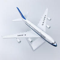 Avion A380 du Royaume-Uni, modèle d'avion en résine réaliste à l'échelle 30 cm, souvenir, cadeau de Noël, cadeau d'Halloween