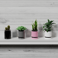 Pot de fleurs en céramique personnalisable, mini pot de fleurs de noël, blanc, en forme de tasse, OEM, pièces