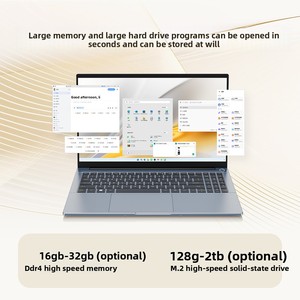 ใหม่ aether 15.6นิ้ว90Hz IPS แล็ปท็อปสำหรับเล่นเกมพร้อม SSD ที่เก็บข้อมูล <span class=keywords><strong>Windows</strong></span> <span class=keywords><strong>11</strong></span> AMD โปรเซสเซอร์ R5แป้นพิมพ์ภาษาอังกฤษ - Product Image 2