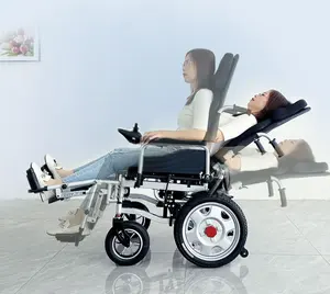 La migliore vendita telecomando sedia a rotelle leggera sedia a rotelle elettrica sedia a rotelle per disabili