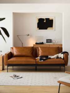 Canapé moderne <span class=keywords><strong>à</strong></span> deux places avec accoudoirs, vente directe du fabricant, meubles de salon, canapé en cuir véritable <span class=keywords><strong>pas</strong></span> <span class=keywords><strong>cher</strong></span> - Product Image 3