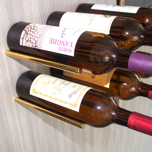 Thép Không Gỉ Tường Rượu Vang Giá Vàng Bạc Rượu Vang Pegs Chủ Tùy Chỉnh Kích Thước Cho Rượu Vang Lưu Trữ - Product Image 6