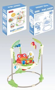 เก้าอี้เด็กแบบพับได้ มีล้อ มีดนตรี เก้าอี้กระโดดเด็ก เก้าอี้เด็กแบบโยก - Product Image 2
