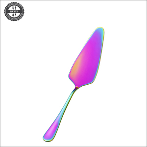 Ensemble de coupe-gâteau pour mariage, élégant ensemble de couteau et de serveur à gâteau avec des bords arrondis en acier inoxydable épaissi pour <span class=keywords><strong>anniversaire</strong></span> - Product Image 6