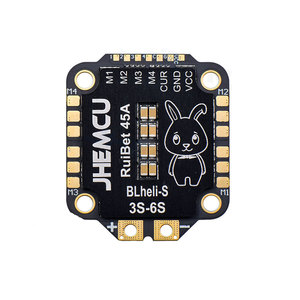 Ventes chaudes JHEMCU RuiBet 55A BLHELI_S Dshot600 4 en 1 ESC sans balais 3-6S 30.5X30.5 Métal M4 Contrôleur de vol RC Drone - Product Image 1