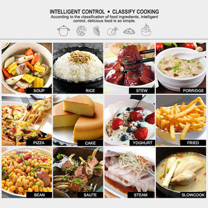 Cuiseurs à riz intelligents personnalisés OEM 6 litres 11-en-1 multi-autocuiseurs électriques Panela De Pressao de qualité supérieure avec pots SUS - Product Image 4