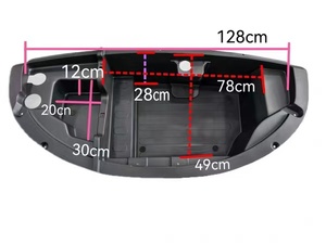 Caja de Almacenamiento de Plástico para Maletero Delantero de Coche para BYD Song Plus EV DMI Sealion6 Seal U Organizador Multifunción para Frunk - Product Image 5