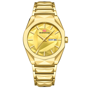 นาฬิกาข้อมือสแตนเลสสตีลทรงเพชร ตัวเรือนควอตซ์ กันน้ำ แฟชั่นหรูหรา - Product Image 2