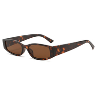 Nouvelles Lunettes de Soleil Rétro NWO T1828 Monture Fine Pleine Cercle Œil de Chat UV400 Tendance Street Style Vente en Gros Usine