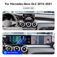 ZWNAV double 12.3 pouces Carplay pour mercedes-benz GLC 2015-2021 multimédia GPS Navi WIFI écran tactile lecteur autoradio Wirecarplay