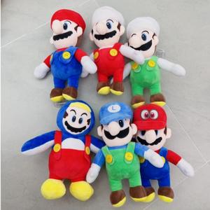 Muñeco de Peluche de <span class=keywords><strong>Mario</strong></span> Bros, Juguete de Peluche de Anime de <span class=keywords><strong>Super</strong></span> Bros, Yoshi, Luigi, Toads para Fiestas, Venta al por Mayor de Fábrica, Llavero - Product Image 1
