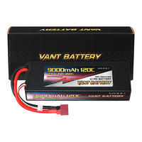 Batterie Lipo VANT HV 2S graphène 9000mAh 7.6V 120C 4mm 5mm connecteur balle ou T batterie Lipo de voiture RC pour voiture électrique