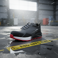 Chaussures de sécurité style sport en microfibre quatre saisons, légères, antidérapantes, imperméables et antistatiques – Offre Spéciale