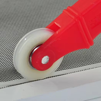 Outil d'installation de filets d'écran de porte de fenêtre de rouleau de main de rouleau de cannelure d'assemblage de bricolage personnalisable