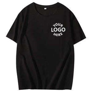 Vente en gros de t-shirts streetwear décontractés pour hommes, t-shirts à la mode imprimés à motifs vierges, en polyester/coton/fibre de bambou - Product Image 1
