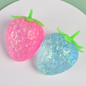 Juguete Antiestrés de Fresa, Juguete Blandito de Rebote Lento, Juguete Sensorial para Niños y Adultos - Product Image 4