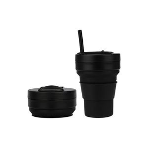 Taza de Café Plegable 2026, Novedad, con Pajita, Práctica para Exteriores, Taza de Café Plegable para Eventos - Product Image 3