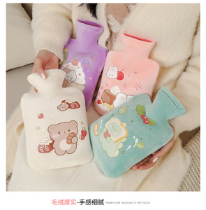 Nuova Borsa dell'Acqua Calda <span class=keywords><strong>per</strong></span> Bambini in Cotone PP, Super Morbida, Delicata sulla Pelle, a Forma di Animale Peluche, con Motivo a Cartone Animato, 20 cm, Dispensa Acqua Calda - Product Image 3