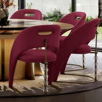 Chaises de salle à manger de luxe haut de gamme pour villas, duplex et maisons de prestige, tables et chaises de salle à manger en pierre exquises pour maquillage haut de gamme
