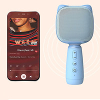 Haut-parleur karaoké micro Machine d'enregistrement Microphone sans fil pour cadeaux de noël