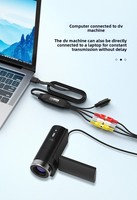 Carte de capture vidéo USB avec connecteur RCA, Plug-and-Play, capture de signal de données AV, compatible Android WIN11 1080p HDTV, ordinateurs, caméras