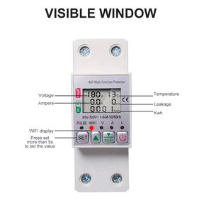 Compteur d'énergie intelligent GXPR 63A 300V compatible Wi-Fi, système de maison intelligente Contivity, NFC <span class=keywords><strong>Ewelink</strong></span> OEM IP12, portée de 100 à 300 m - Product Image 4