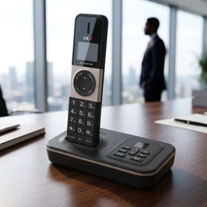 Téléphone numérique sans fil portable Dect à voix HD <span class=keywords><strong>fixe</strong></span> en 16 langues - Product Image 3